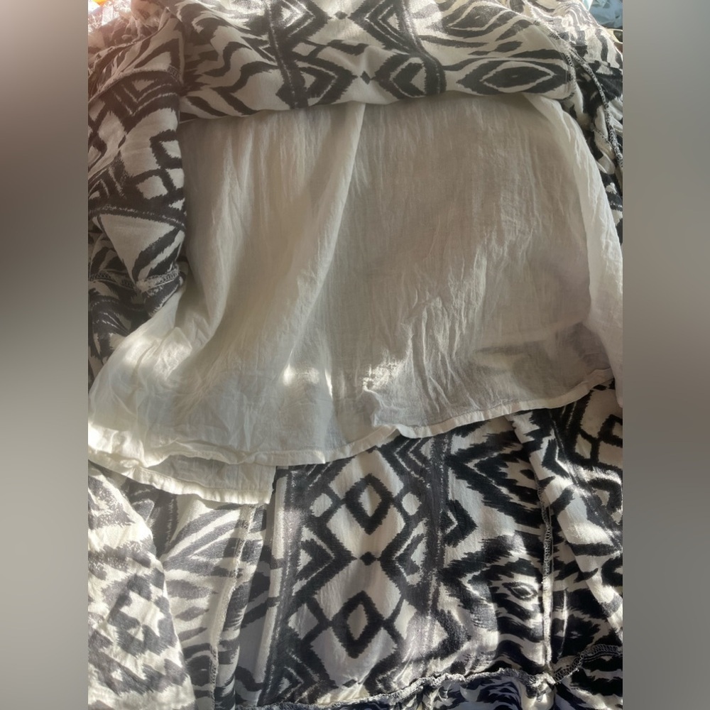 Billabong Tribal Print High Low Dress - Picture 3 of 4
